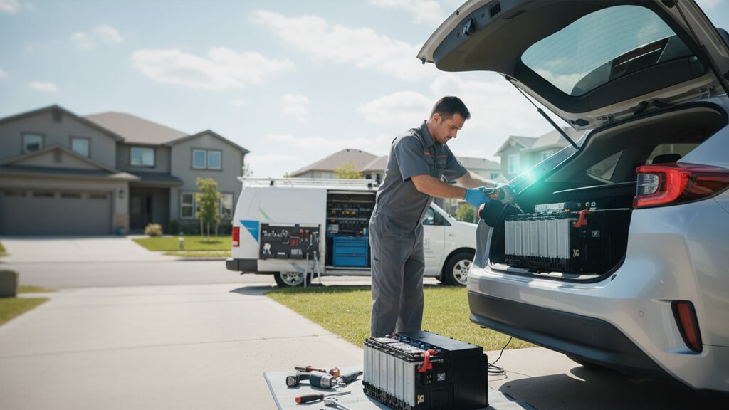 Mobile Hybrid Battery Replacement